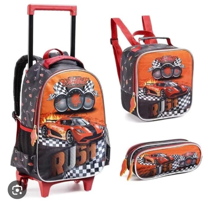 Kit Mochila de carrinho.