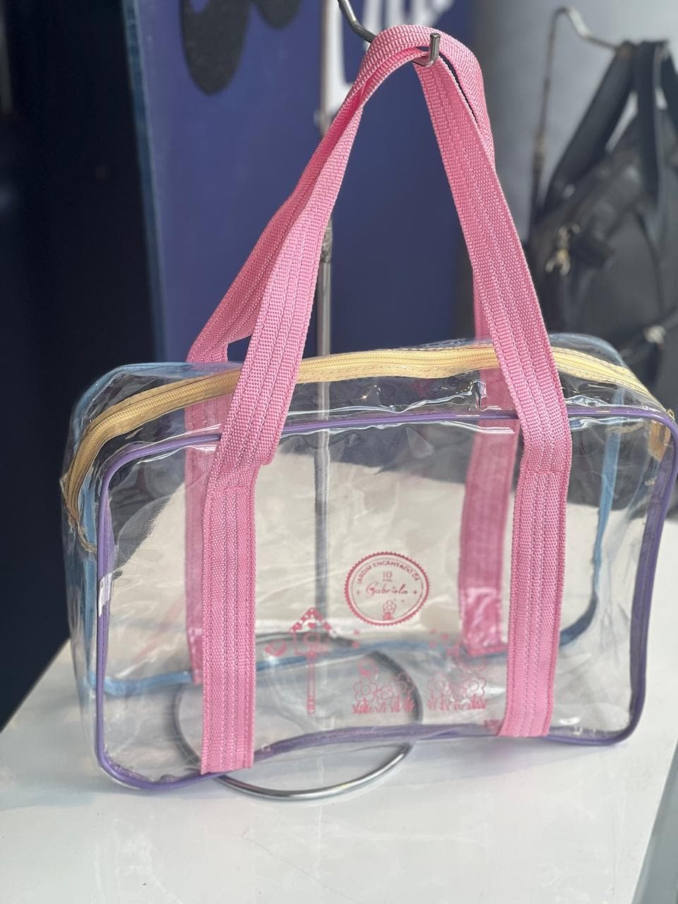 Bolsa transparente retangular